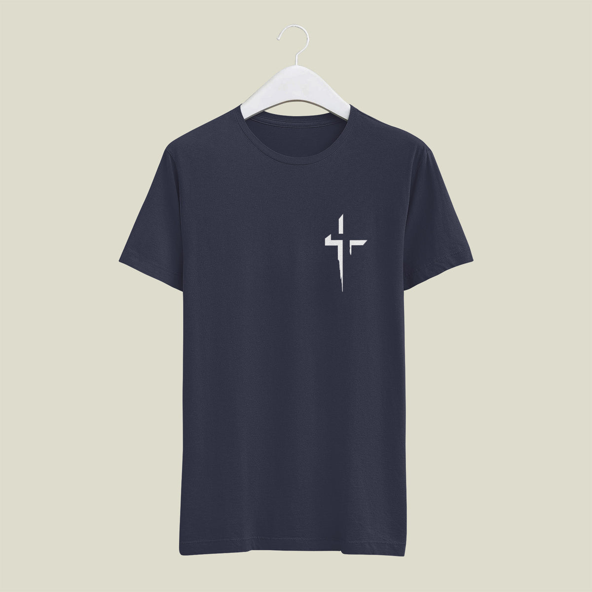 Jesus Saves Cross T-Shirt, Distressed Christian Apparel, Faith Tee