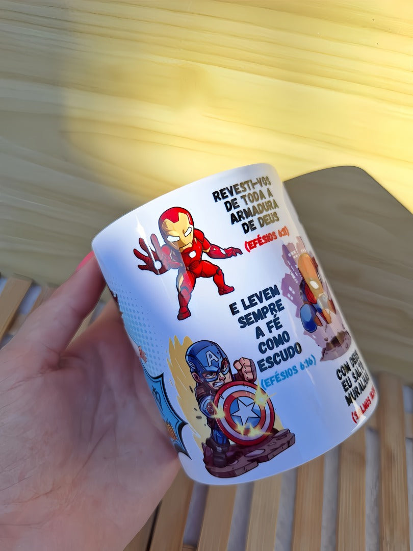 Caneca " Jesus meu super Herói"