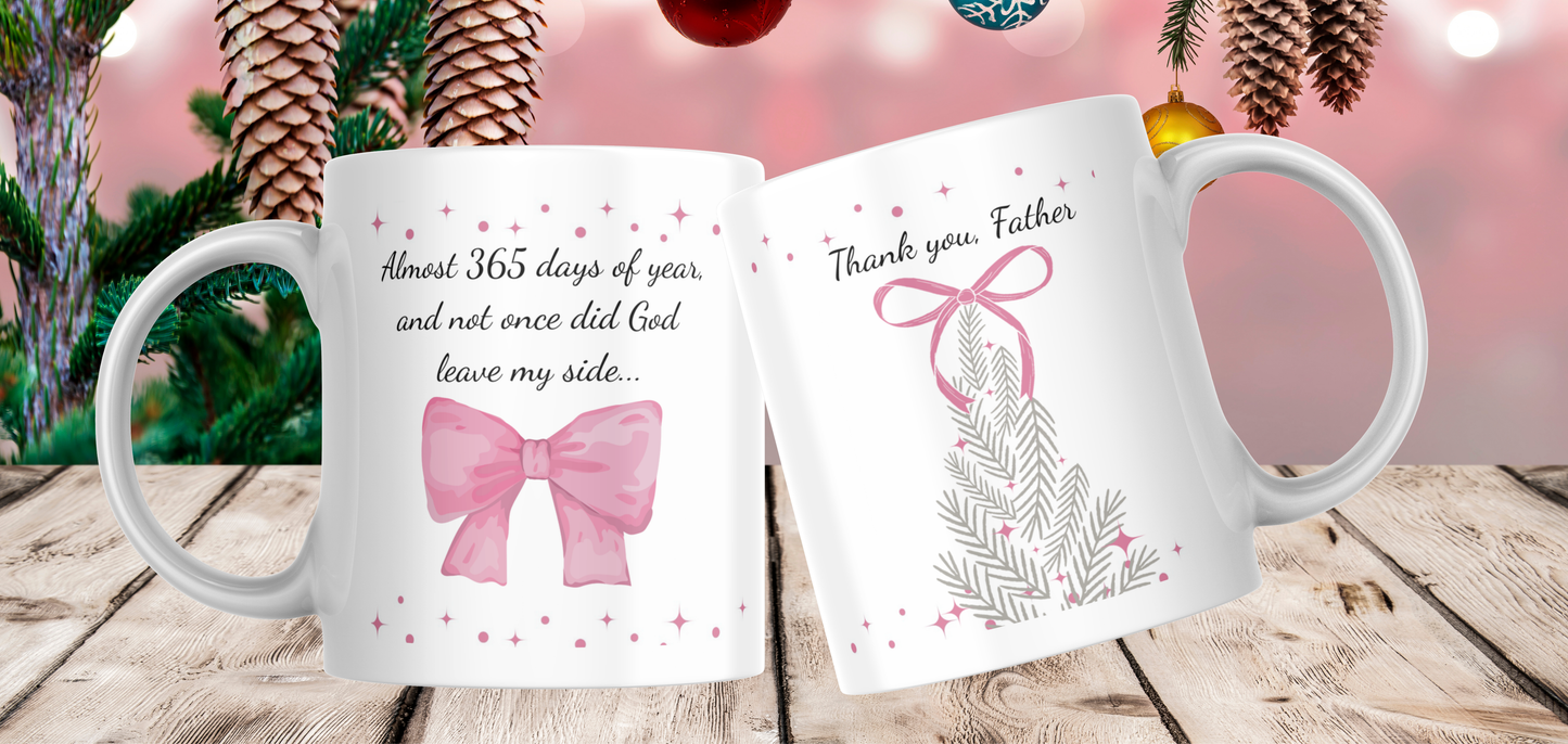 Thank God Mug, 11oz ceramic mug, Blessing mug