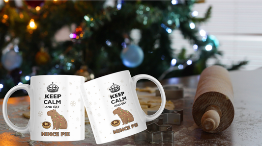 Mince Pie Capybara mug