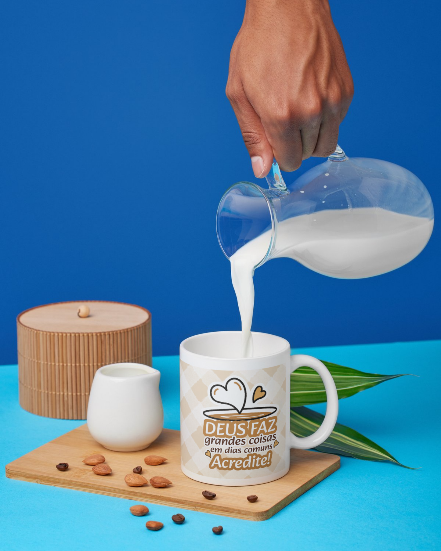 Caneca " Deus Faz Grandes Coisas"