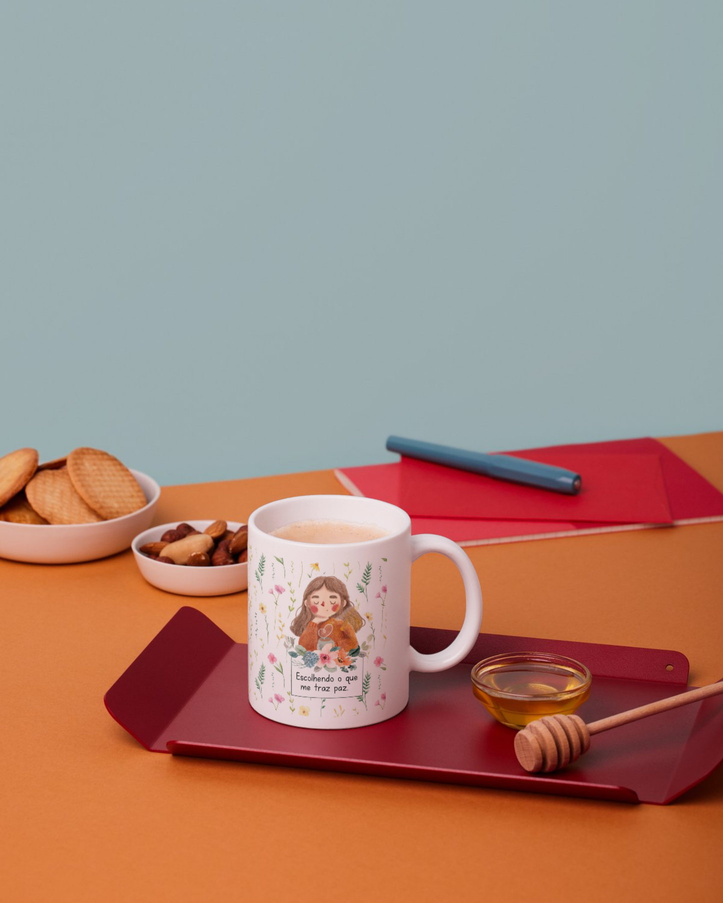 Caneca " Escolhendo o que me traz Paz "