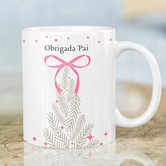 Caneca "Obrigada Pai, quase 365 dias e Deus nao me Deixou"