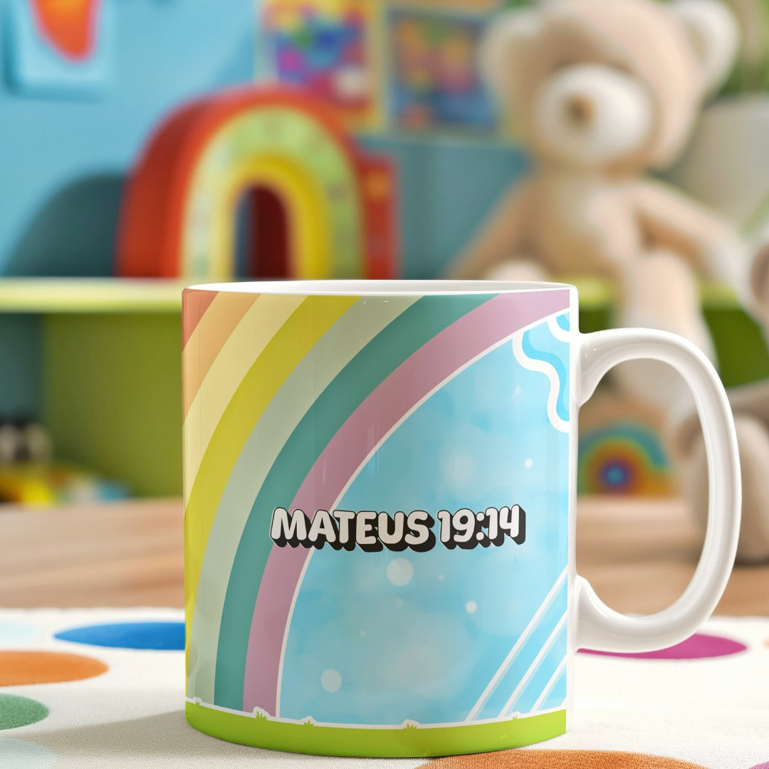 Caneca "Reino dos Céus, Deixai vir a mim as Crianças"