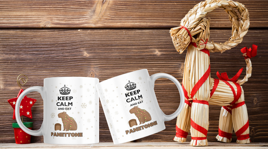 Charming Capybara design mug for festive season