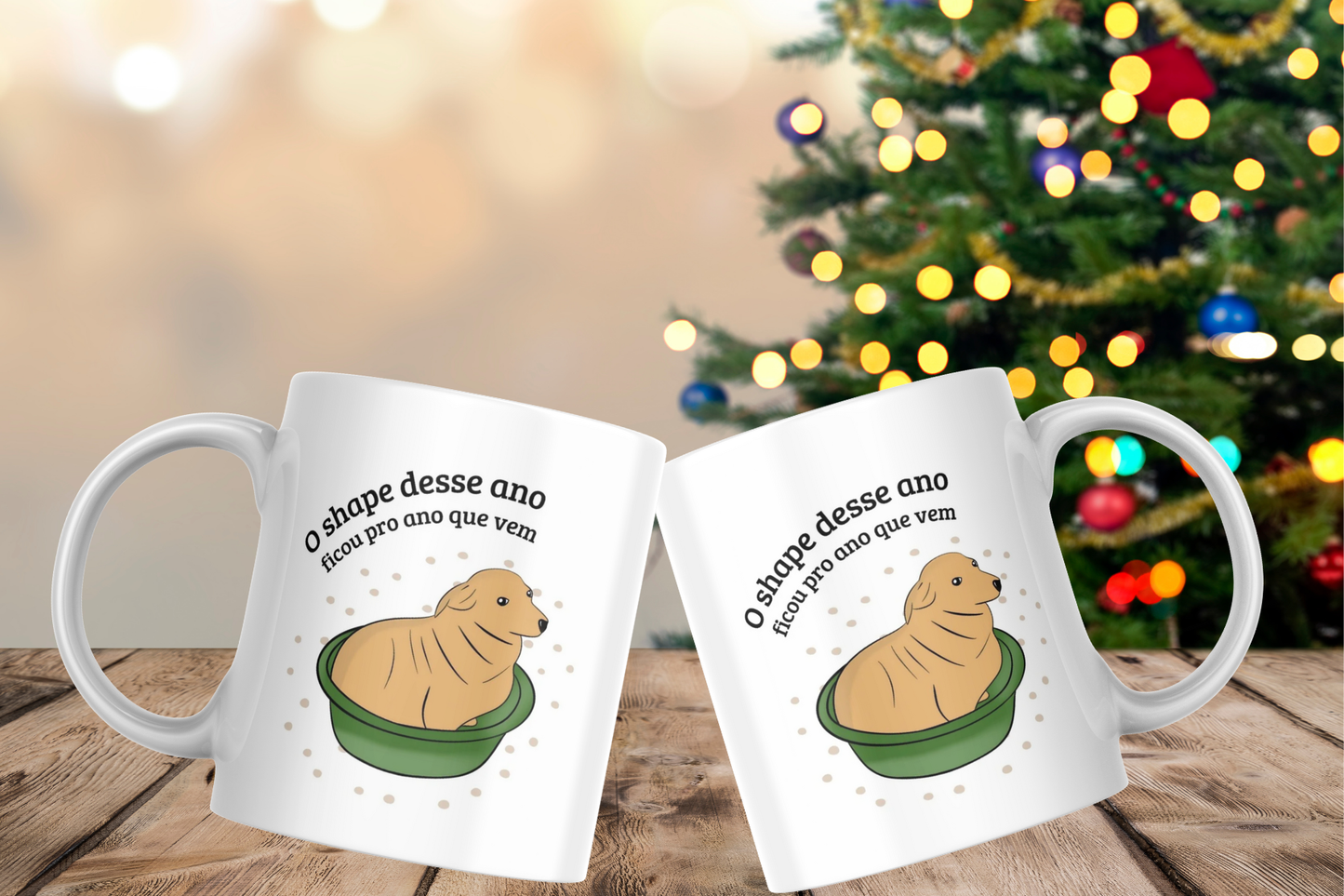 Caneca o Shape Ficou para o Proximo Ano