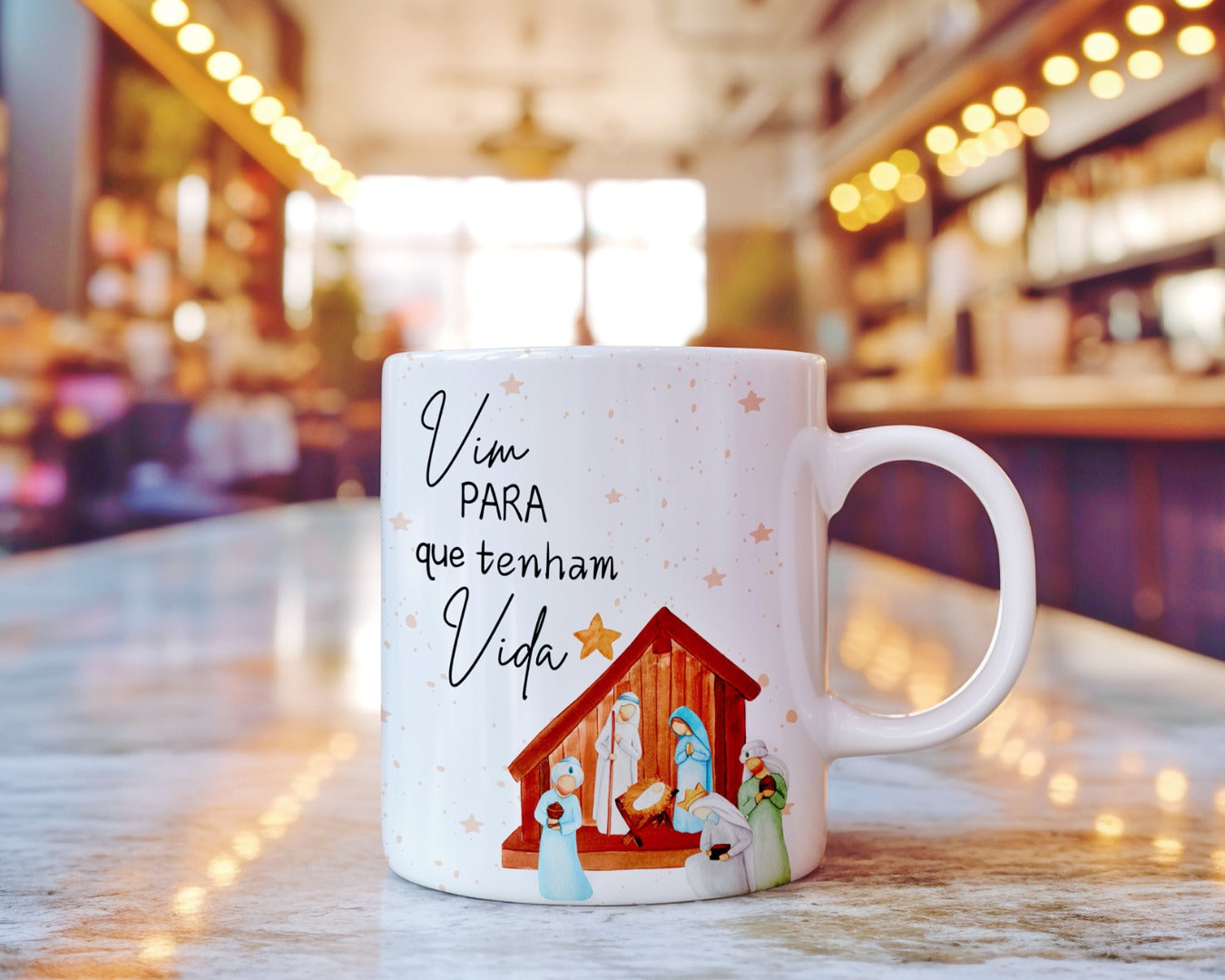 Caneca "Vim Para Que Tenham Vida"