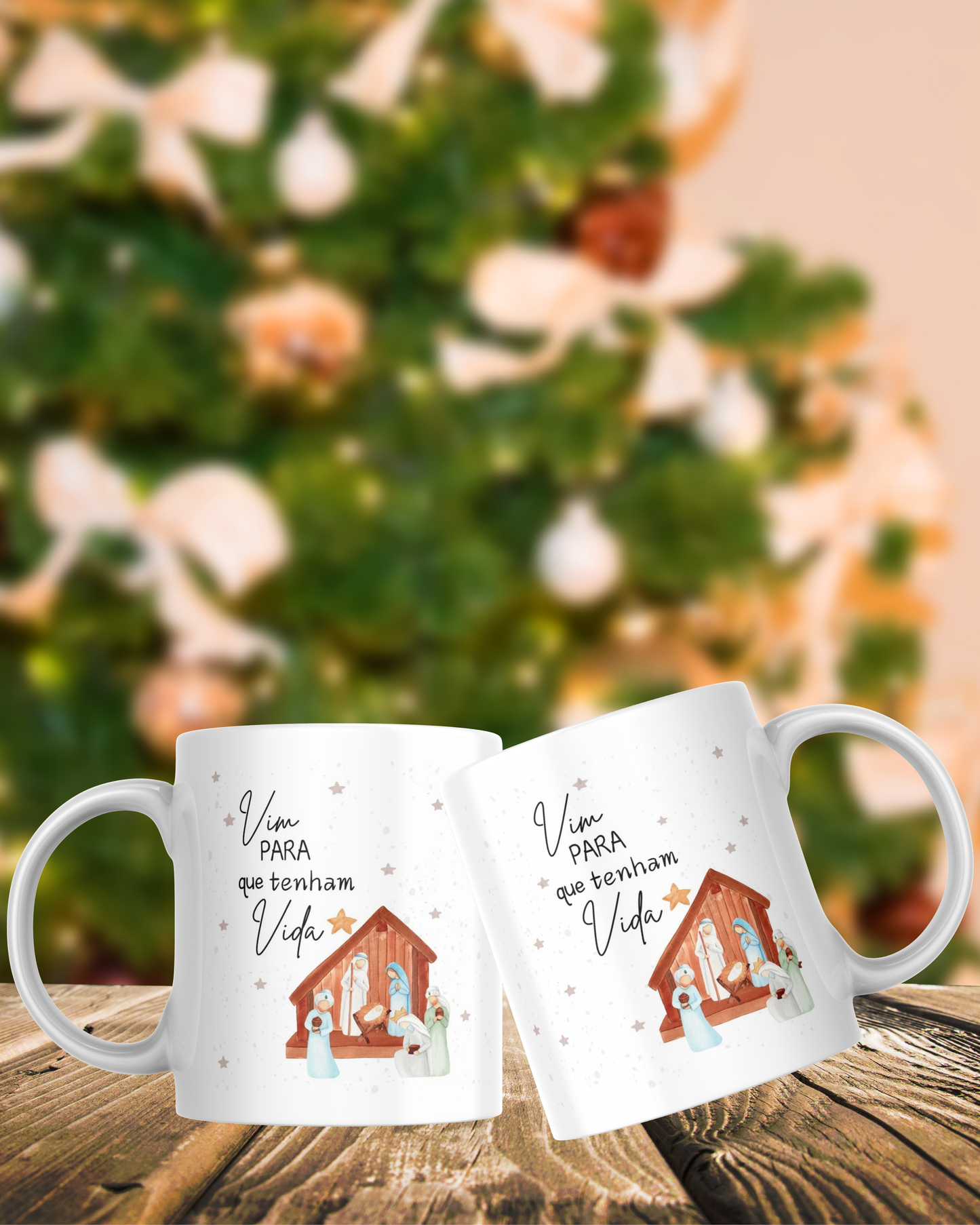 Caneca "Vim Para Que Tenham Vida"