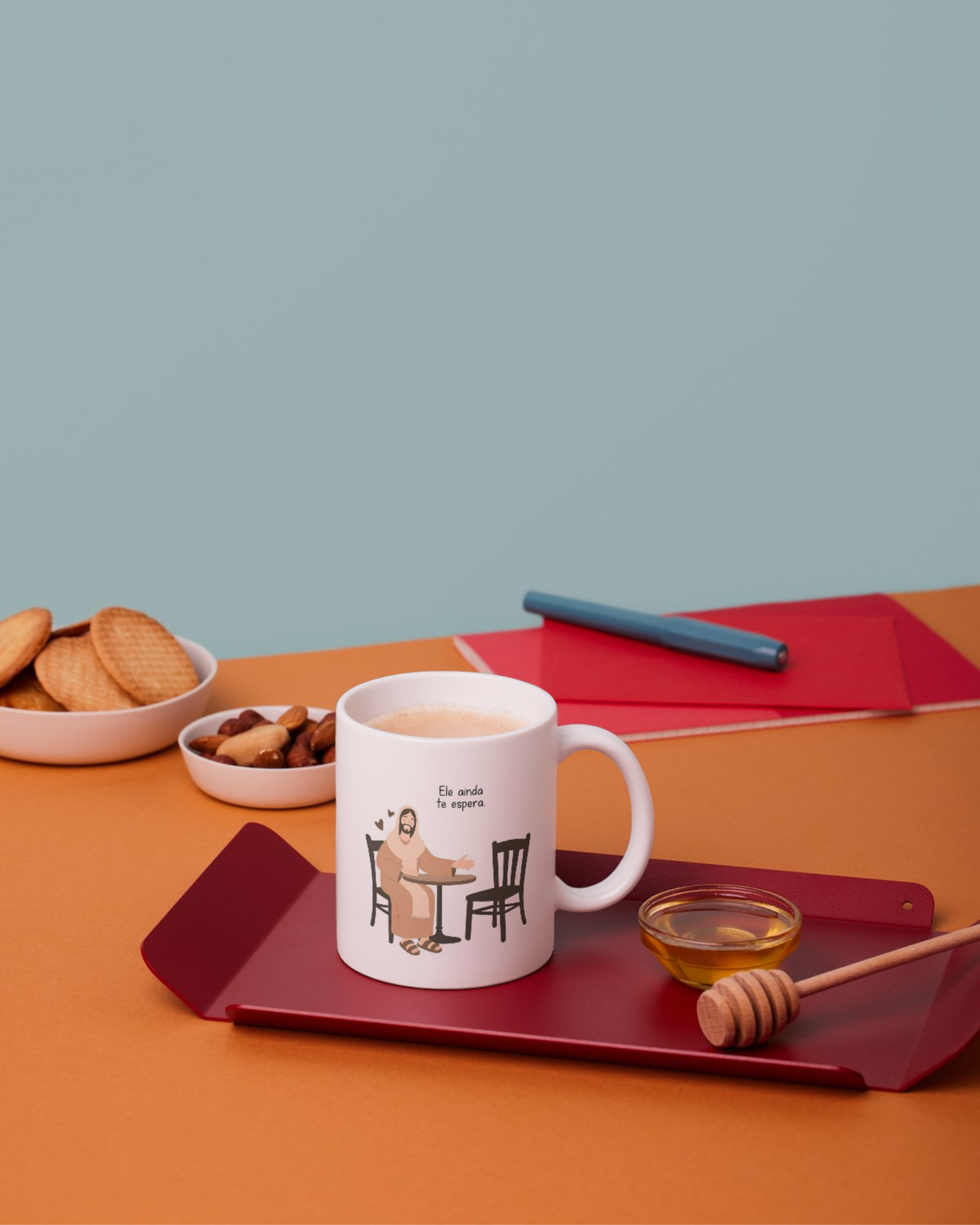 Caneca " Jeus ainda te espera"