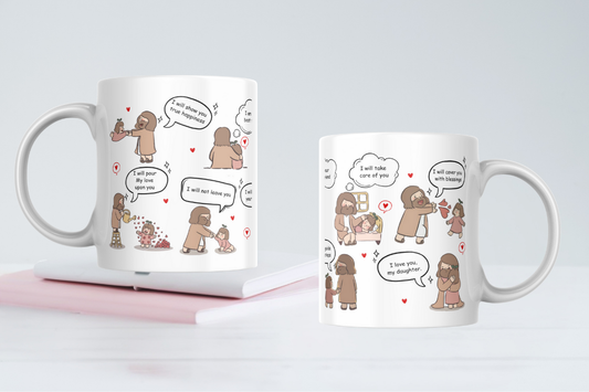 Truth & Happiness Mug | Christian Inspirational Coffee Cup | God-Centered Motivation Gift for Women & Men | Faith & Joy Mug