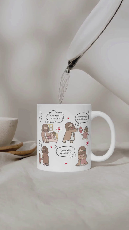 Truth & Happiness Mug | Christian Inspirational Coffee Cup | God-Centered Motivation Gift for Women & Men | Faith & Joy Mug