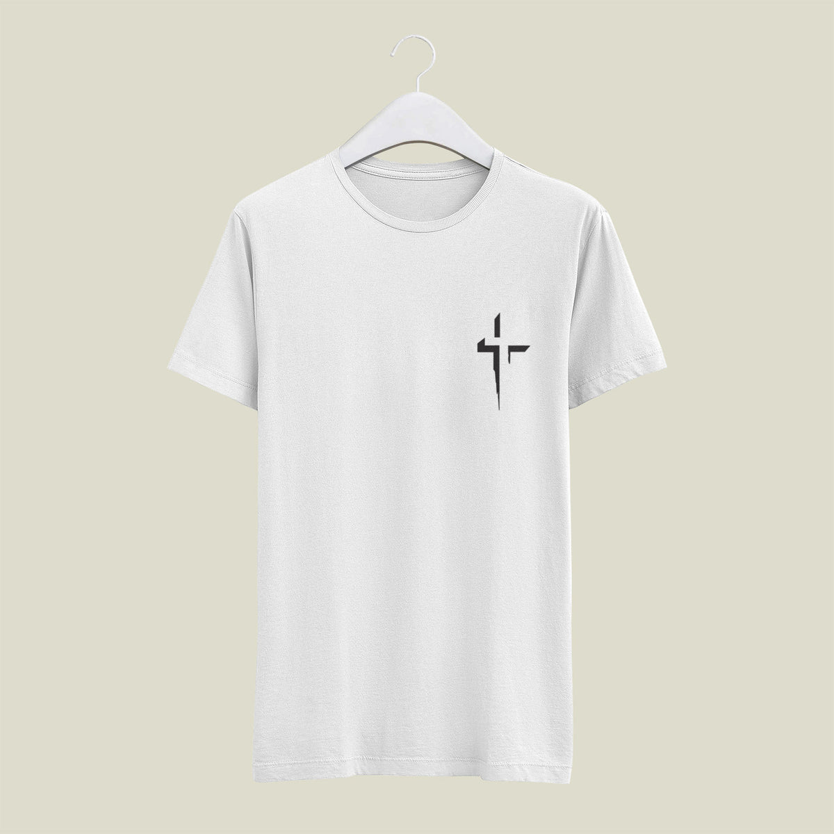 Jesus Saves Cross T-Shirt, Distressed Christian Apparel, Faith Tee