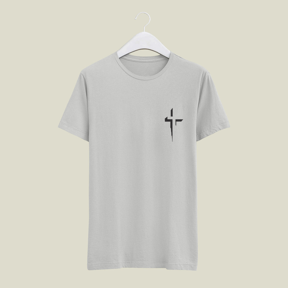 Jesus Saves Cross T-Shirt, Distressed Christian Apparel, Faith Tee